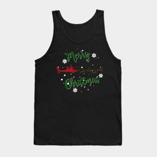 Gun Pilot - AH-64D Apache Reindeer Merry Christmas Tank Top